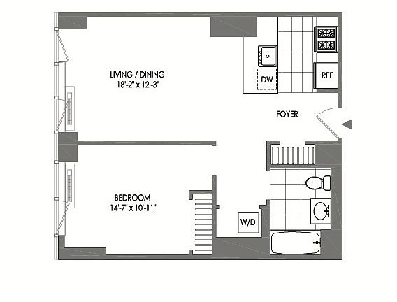 2nd image of 43-25 Hunter St #3814