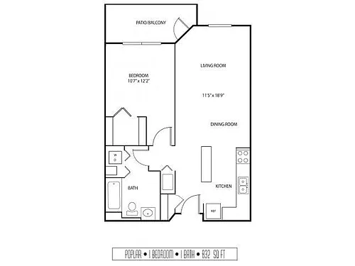 Floor plan Poplar