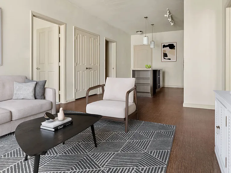 Living Room with Hard Surface Flooring