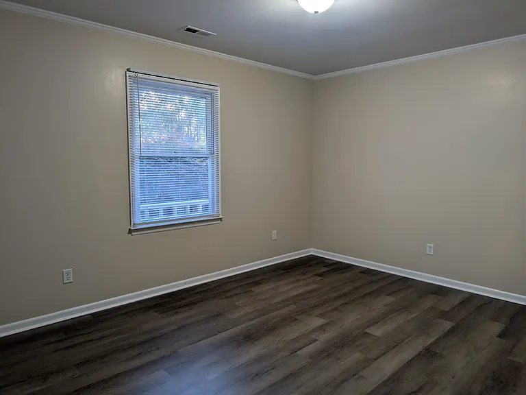 Bedroom 2, window facing front