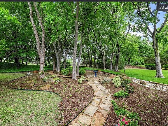 Backyard view from the patio