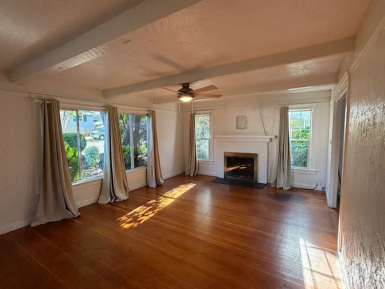 Living Room with lots of windows and great lighting.