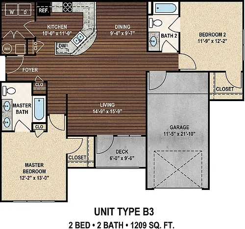 Floor plan B3 The Spence