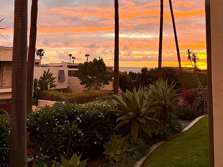 Sunset View from Back of Condo