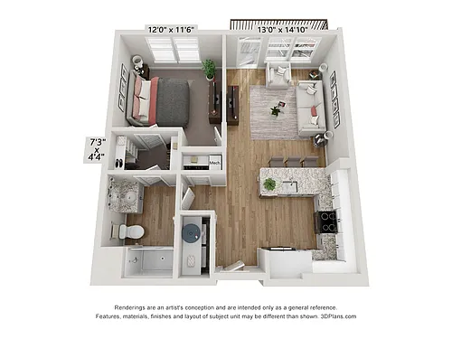 Floor plan A3 - Cobalt