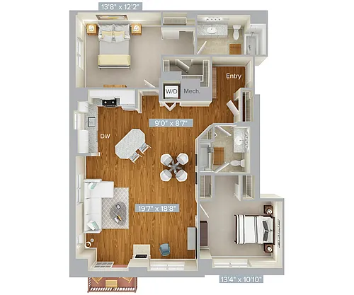 Floor plan B24-1290