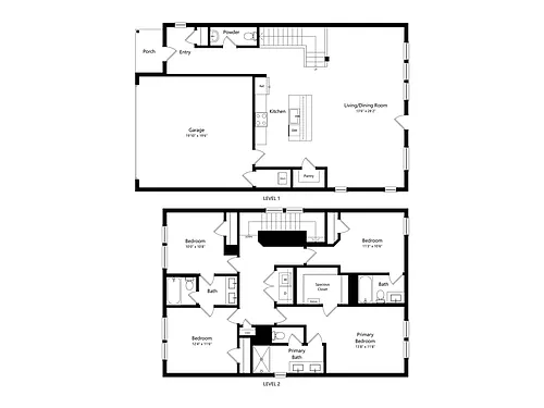 Floor plan SF-B