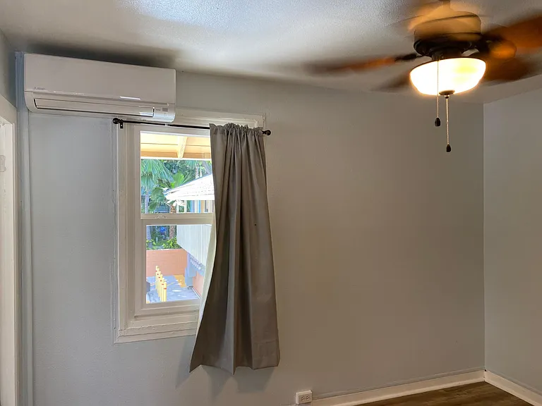 bedroom with highly energy efficient and super quite split AC