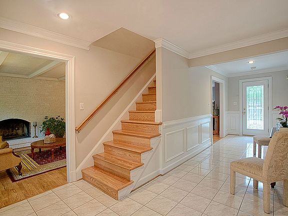Foyer Opens To Living Room