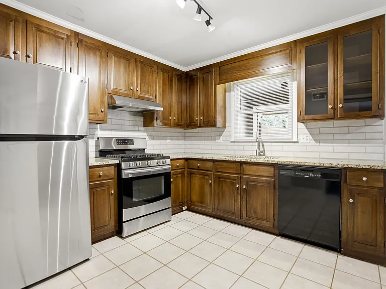 Kitchen Overlooking Private Backyard