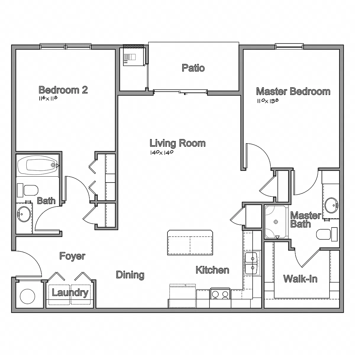 Floor plan Grand Mesa