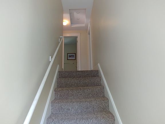 up the stairs