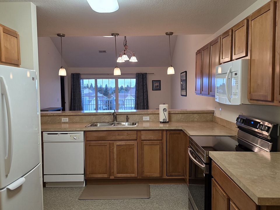 Kitchen overlooking living area