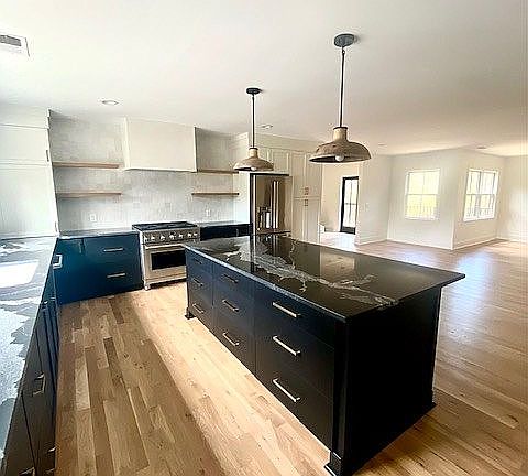 Kitchen View of Gas Range