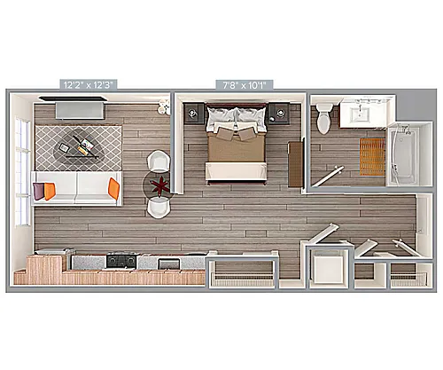Floor plan S1-493-517