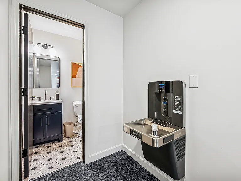 Bathroom & Water Station - Fitness Center
