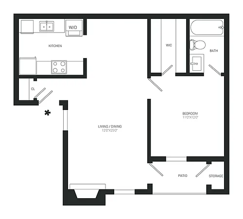 Floor plan Rose