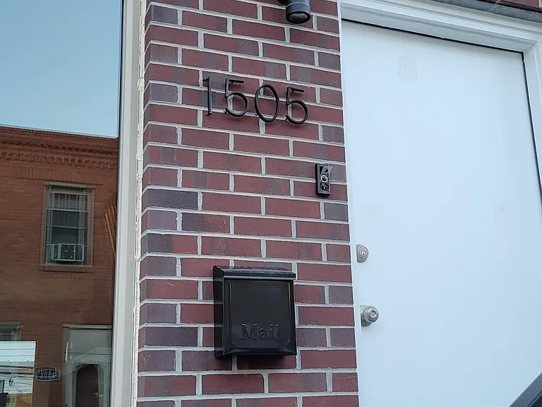 front door with Ring doorbell