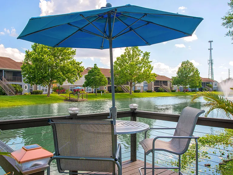 Immerse yourself in peaceful lakeside moments on our charming docks, enveloped by serene vistas that weave an idyllic tapestry around the water's edge.