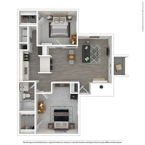 Floor plan 2.1A - ARIA
