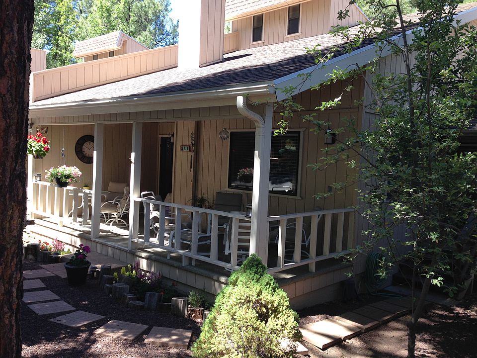 Front of Home with Apple Tre