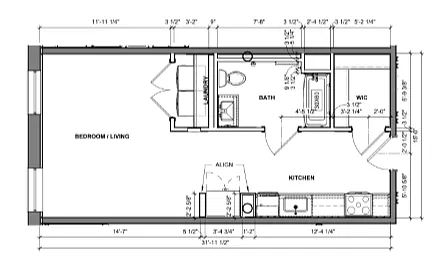 Floor plan Studio