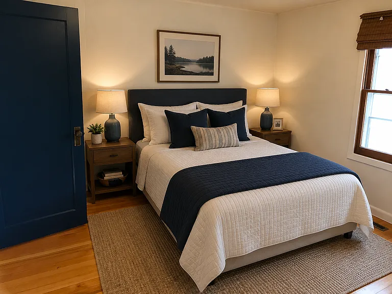 Digitally enhanced bedroom