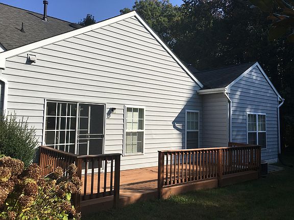 Rear view of home