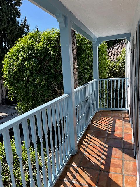 Exterior of the private balcony for 2161.