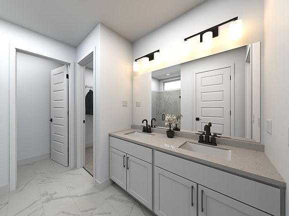 Rendering of the Corsica Primary Bathroom