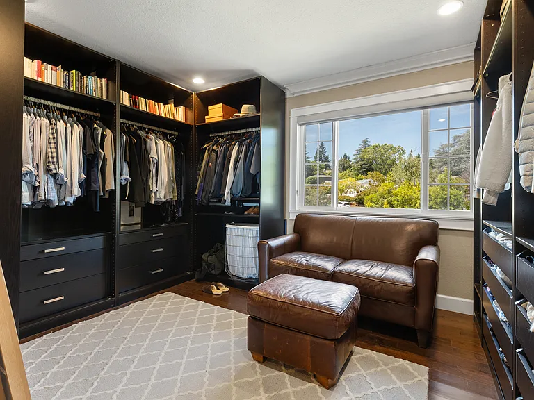 Room size walk-in closet