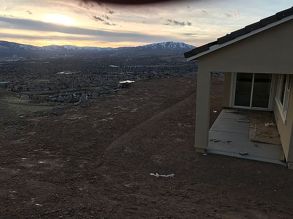 prior to landscaping