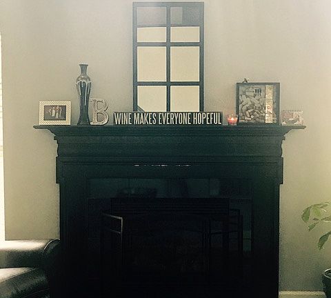 Warming Gas fireplace! 