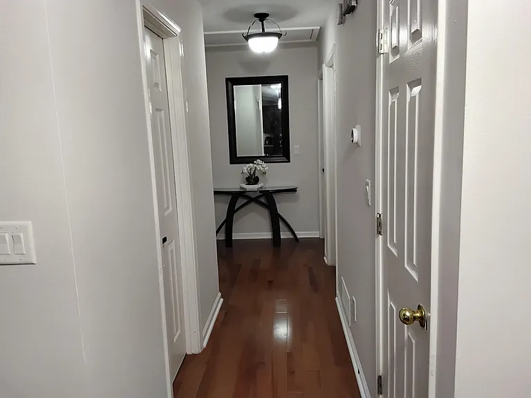 hallway leading up to room