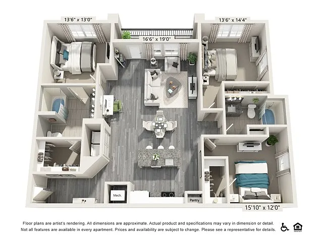 Floor plan C1 Type A