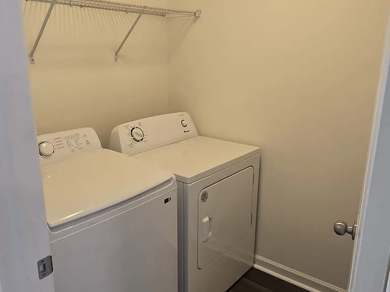 Washer and dryer included