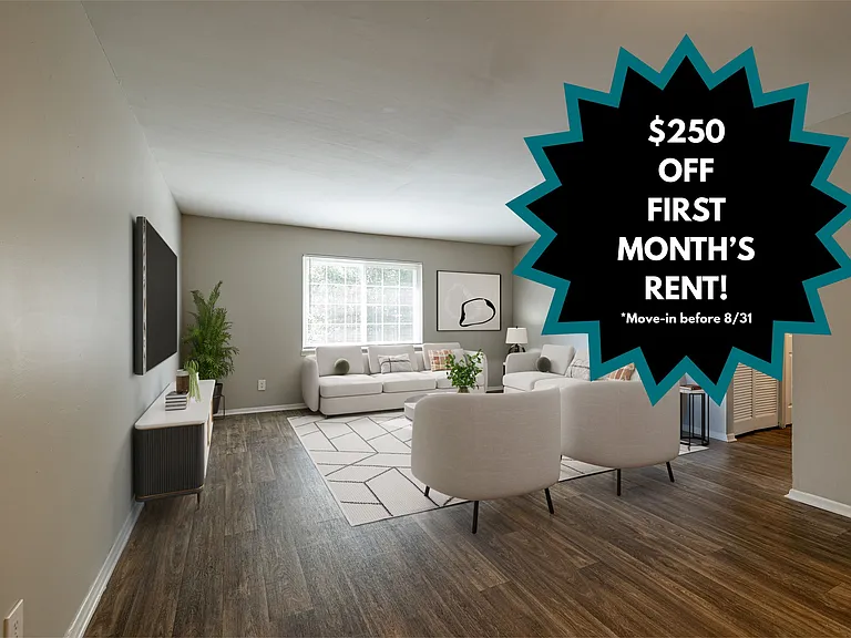 Elevate your living experience at Eagle Trace Apartments! Enjoy a spacious, modern interior flooded with natural light. Take advantage of our limited-time offer: $250 off your first month's rent. Schedule a tour today!