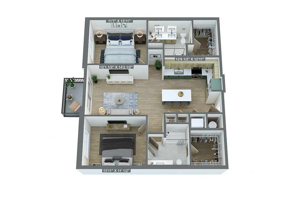 Floor plan B7