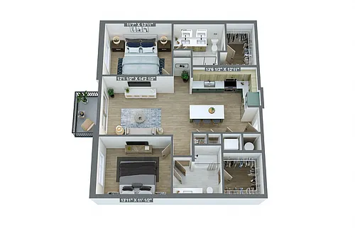 Floor plan B7
