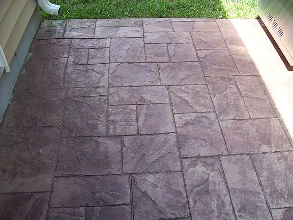 Stained Patio