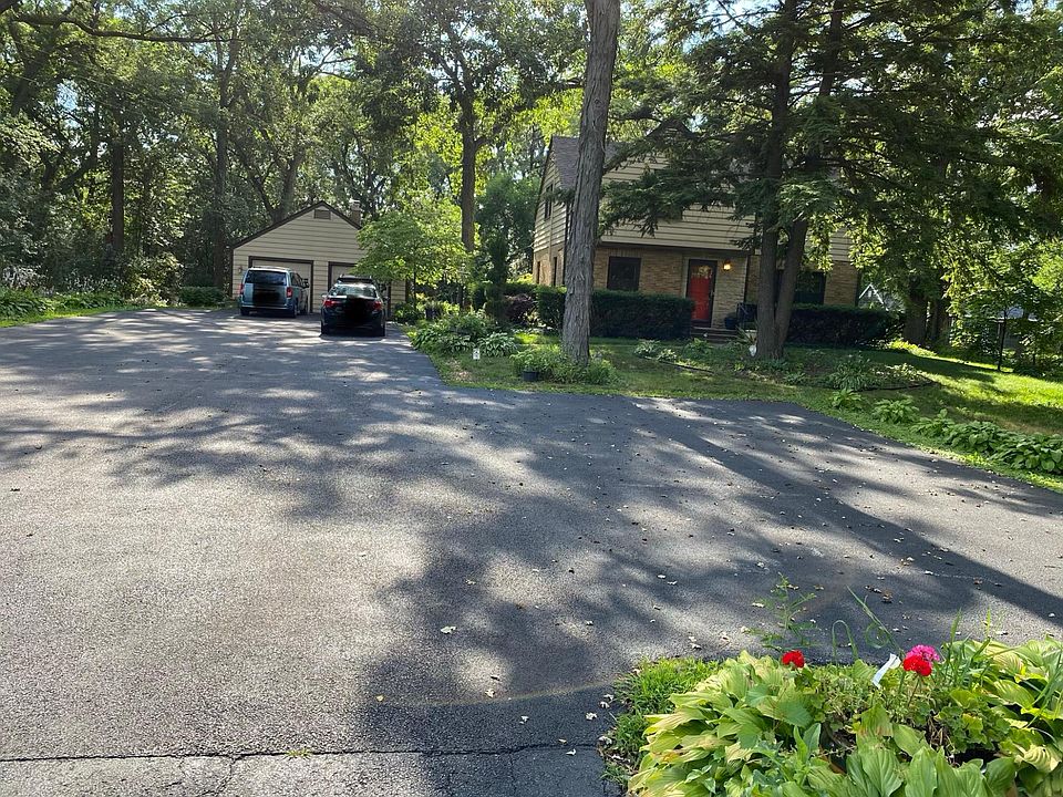 View from top third of driveway