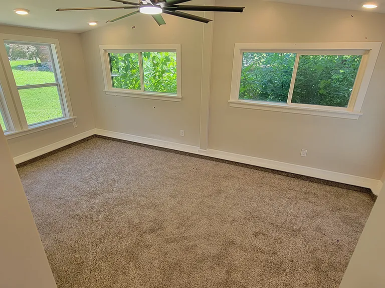 Addition room off of the kitchen, Basement stairs are also in this room