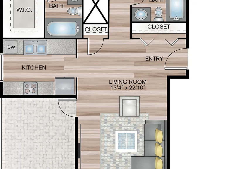 1107 Square Feet 1107 Square Feet