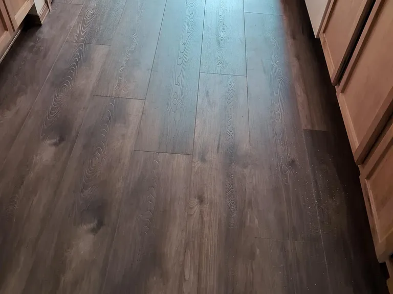 The floors downstairs are brand new.