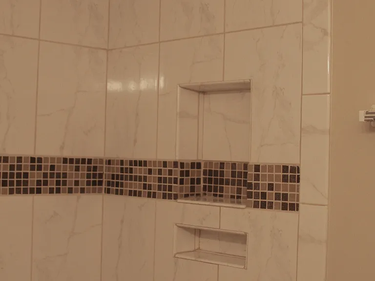 Tiled modern bath