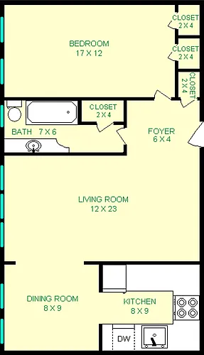 Floor plan Mosside
