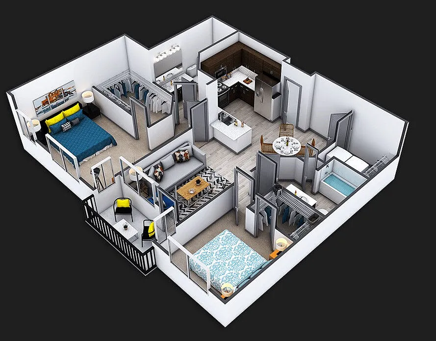 Floor plan B3R