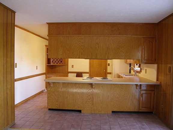 Look to the kitchen