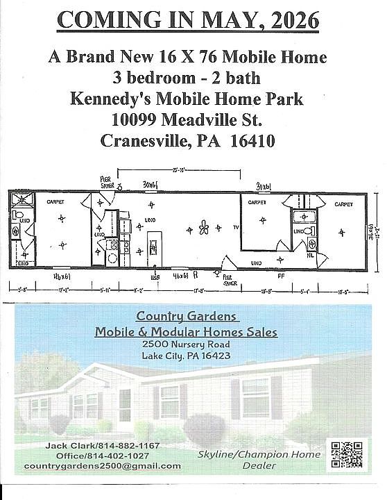 1st image of 10099 Meadville St Lot 45