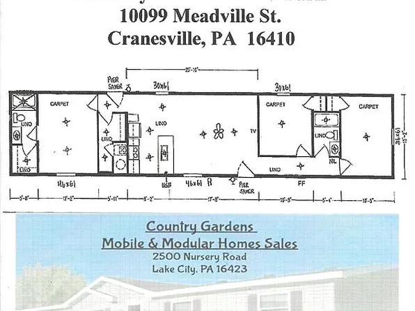 10099 Meadville St Lot 45, Cranesville, PA 16410